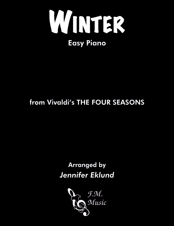 Winter From The Four Seasons Easy Piano By F M Sheet Music Pop